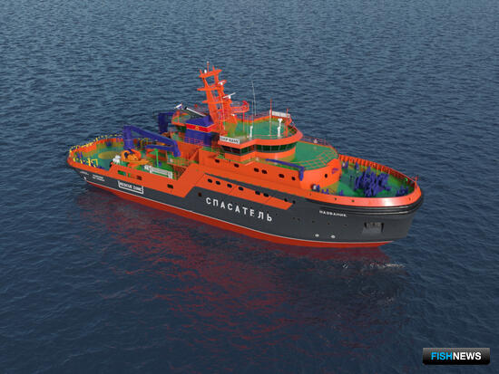 Новое спасательное судно проектируют для безопасности промысла